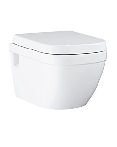 Grohe Euro keramiek WC hangend soft close alpine wit