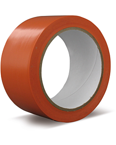 Technotape afplakband zacht pvc oranje 50 mm rol 50 m