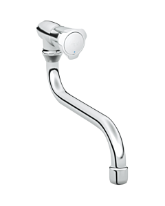 Grohe Costa L tapkraan 1/2" markering blauw met S-uitloop chroom