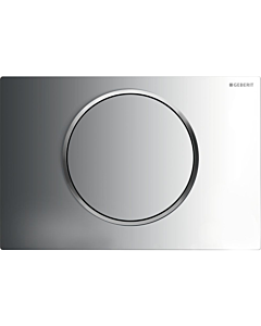 Geberit bedieningsplaat Sigma10 glanschroom matchroom-ring