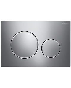 Geberit bedieningsplaat Sigma20 glanschroom matchroom-ringen