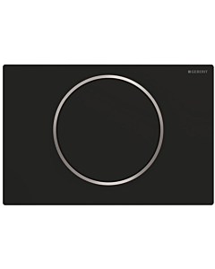 Geberit bedieningsplaat Sigma10 e-to-c rvs matzwart gepolijste-ring