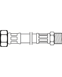 Neoflex flexibele slang DN13 1/2" bi.dr. x 1/2" bu.dr. L= 100 cm