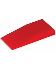 FIS Profi wig  40 x 23 x 5 mm kunststof rood 25 stuks