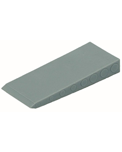 FIS Profi wig  70 x 30 x 10 mm kunststof grijs 25 stuks