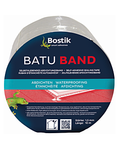 Bostik Batuband  7.5 cm rol 10 m grijs