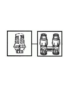VSH radiator aansluitset ras ventielcompact