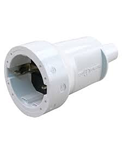 Q-link contrastekker met RA 10/16A pvc wit